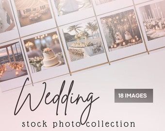 Wedding Stock Photo Collection | 18 Faceless Images for Marketing, Decor, Personal Use