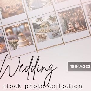 Wedding Stock Photo Collection | 18 Faceless Images for Marketing, Decor, Personal Use
