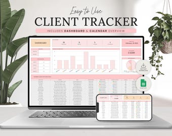 Klantentracker Google Spreadsheets-spreadsheet, sjabloon bedrijfsplanner, bedrijfstracker, leadtracker, klanttracker, factuurtracker