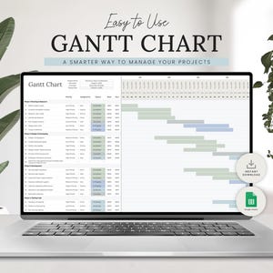 Gantt Chart Vorlage | Team Aufgaben Tracker | Google Sheets | Projektplaner Zeitleiste | Aufgabenbearbeitung | Projektierung