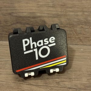 3D Printed Phase 10 Card Holder Game Box with Phase List