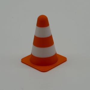 Mini 3D Printed Traffic Cones (Set of 10): Desk Decor, Party Favors