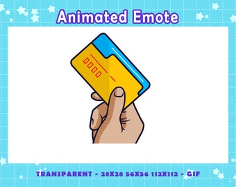 Animated Credit Card Emote: Twitch/Discord Money Emoji (GIF)