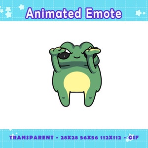 Frog Dancing Animated Emote, Frog Dance Animated Emoji, Frog Dance Twitch Discord Youtube Emote