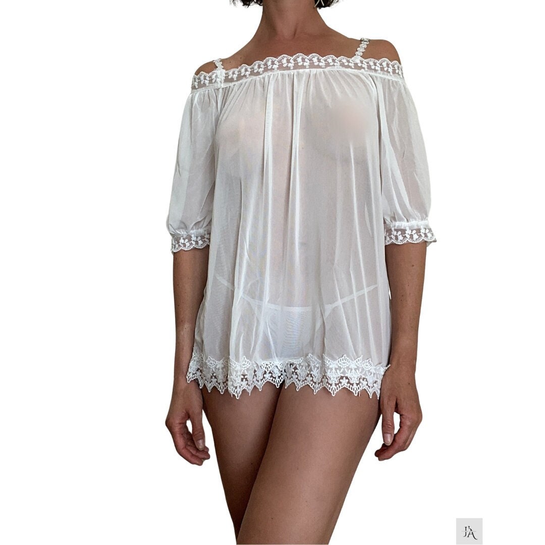 sheer babydoll top