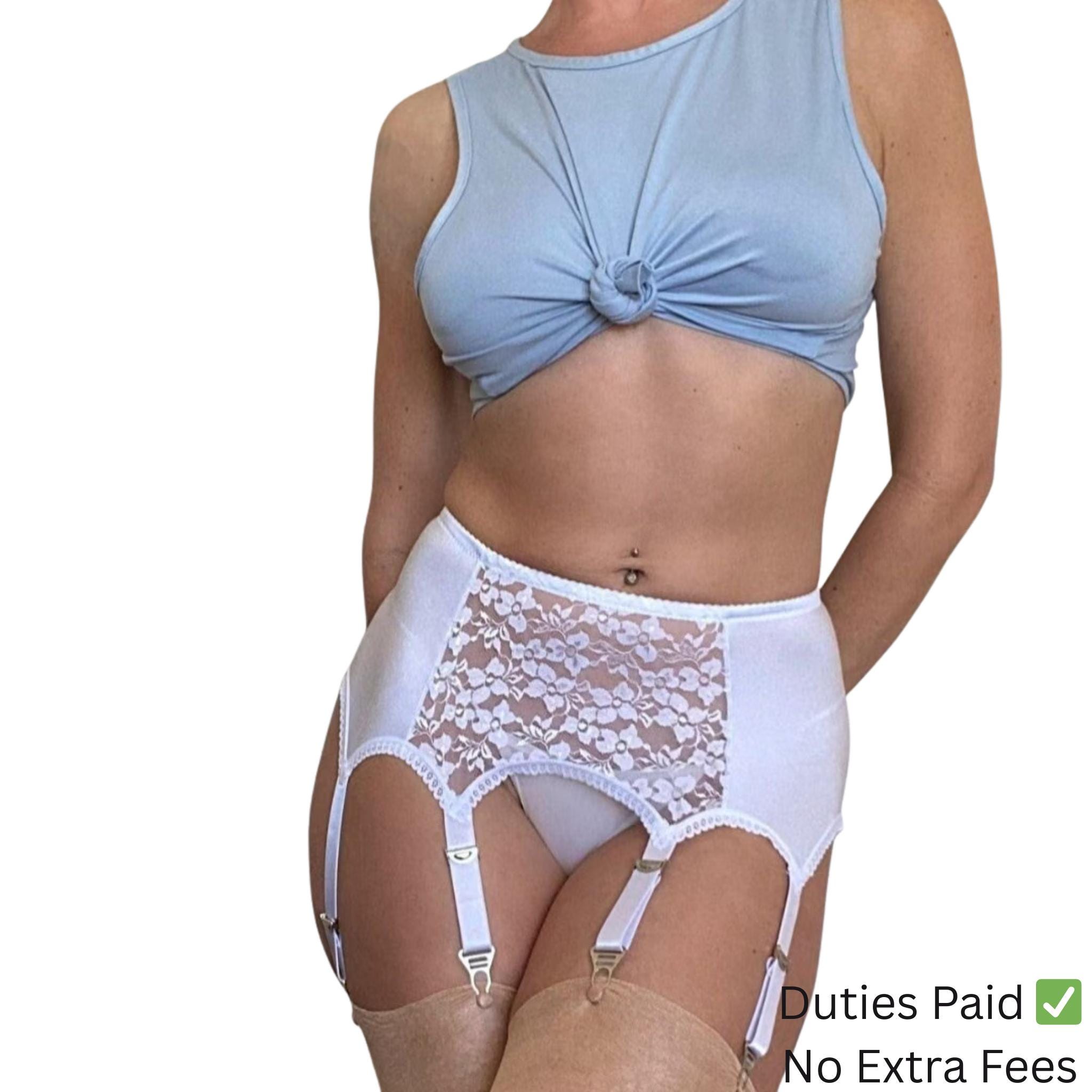lace garter belt tattoo designs How to Wear a Garter Belt & Thigh-High Hose : Belts, Corsets, Earrings &  More main image 1
