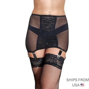 garter belt for plus size NEW Lace Top 20 denier classic stockings for garter belt M-XXXXL plus size  7XL main image 0