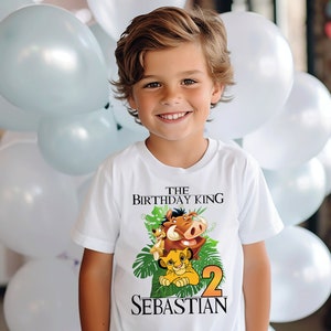 Lion king birthday shirt Etsy Espana