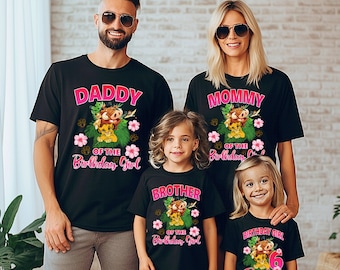 Lion King Birthday Shirt: Custom Family Matching Simba Tee T26