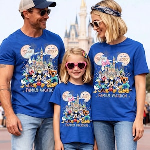 Custom Disney Family Vacation Shirt, Disney Trip Shirt, Disney Family ...