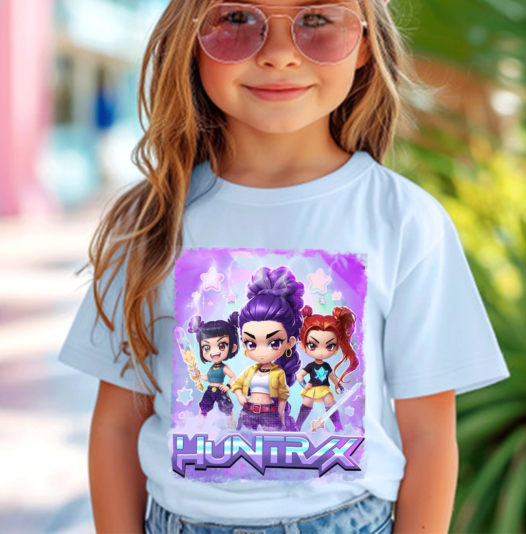 Buy Huntrix Kpop Demon Hunters Shirt, Huntrix Girls T Shirt, Mira Rumi ...
