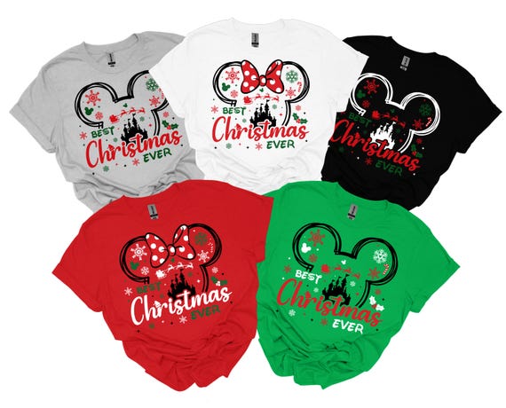 Disney Christmas Family Matching Shirts, 2026 Vacation Tees C5