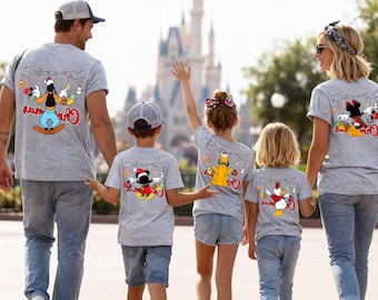 Christmas DisneyFamily Trip Shirts, Matching Family Group T-shirts C11