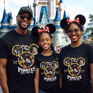 Yo Ho Yo Ho A Pirate&#39;s Life For Me, Disney Pirates of, Caribbean T-Shirt, Mickey and Minnie Disney Cruise T-Shirt, Disney Pirate Cruise T53
