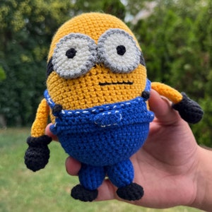 Minions Amigurumi Bob - Organic Handmade Plush, Perfect Gift for Minions Fans, Kids and Collectors