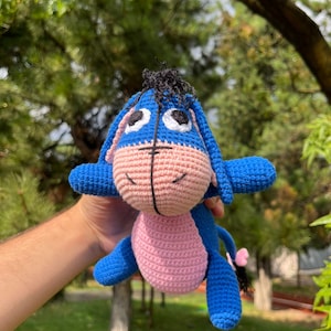 Handmade Amigurumi Winnie the Pooh Toy - Organic Crochet Plush - Perfect Gift for Kids, Baby Showers, and Collectors
