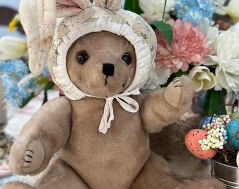 Vintage - Teddy Bear dressed as Bunny