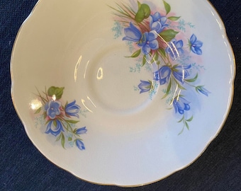 Vintage Forget Me Nots by Sutherland China - Saucer only