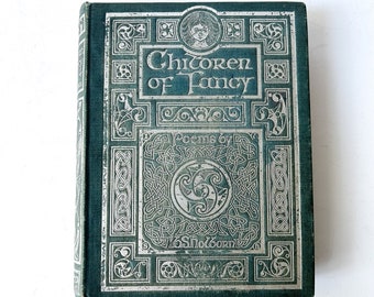 Children of Fancy Poems by Ian Bernard Stoughton Holburn Antique Book, 1915 Rare Edwardian Book, See Condition notes