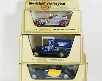 Vintage MATCHBOX Toy Car Express Dairy 1970s Made in England Antique Metal Car Model Models of Yesteryear