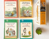 A Treasury of Winnie the Pooh, A.A. Milne Book Set, Vintage 1971 Yearling Books Box Set, Hundred Acre Woods Stories