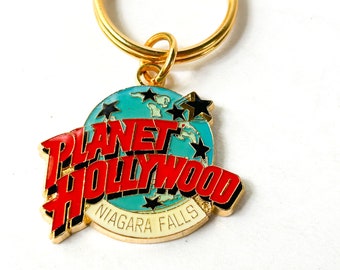 Vintage Planet Hollywood Niagara Falls Keychain