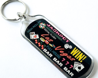 Vintage Las Vegas Souvenir keychain