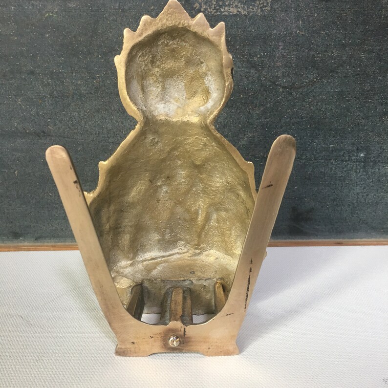 Brass Napkin Holder Vintage Office Decor Vintage Kitchen Decor Pineapple Letter Sorter