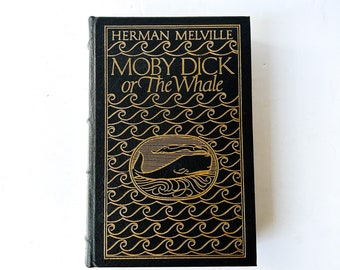 Vintage Moby Dick book, Easton Press edition