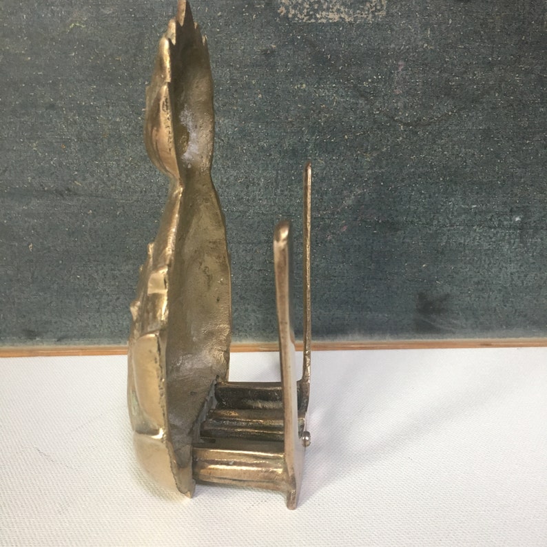 Brass Napkin Holder Vintage Office Decor Vintage Kitchen Decor Pineapple Letter Sorter