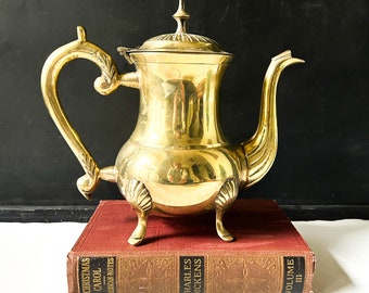 Vintage Decorative Brass Teapot