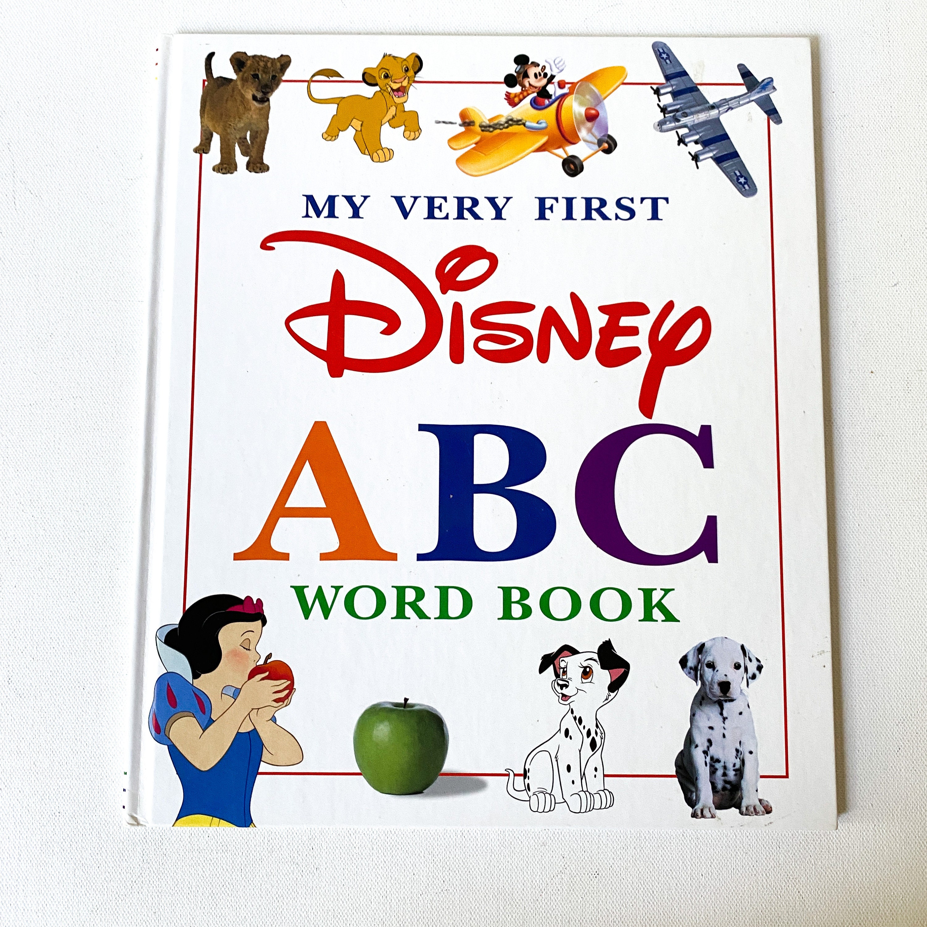 My Very First Disney Abc Word Book Vintage Alphabet Story Etsy