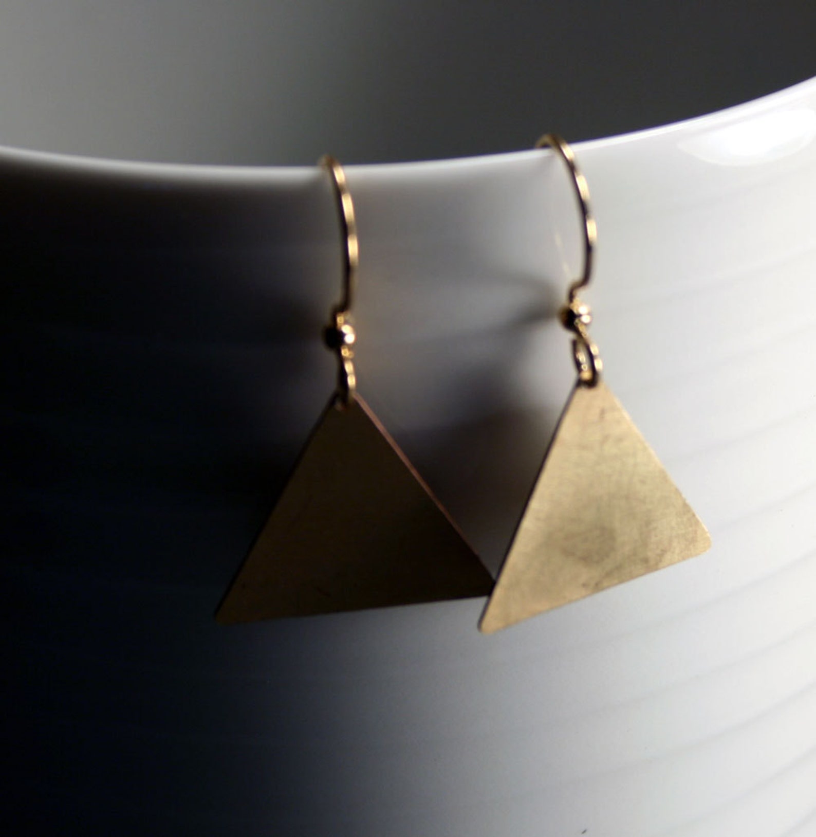 Timeless Triangle Geometric Earrings