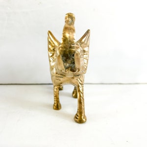Vintage brass elephant figurine image 6