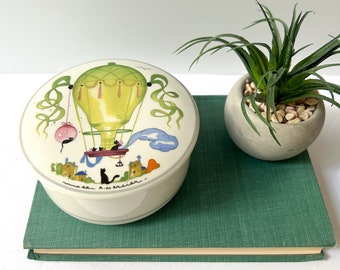 Vintage Villeroy & Boch porcelain box, Le Ballon