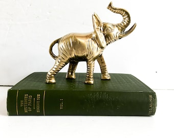 Vintage brass elephant figurine