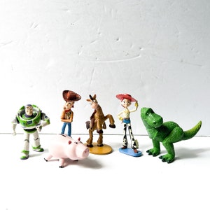 Disney Collection Toy Story 5-Pc. Figurine Playset Toy Story Buzz Lightyear  Woody Toy Playset