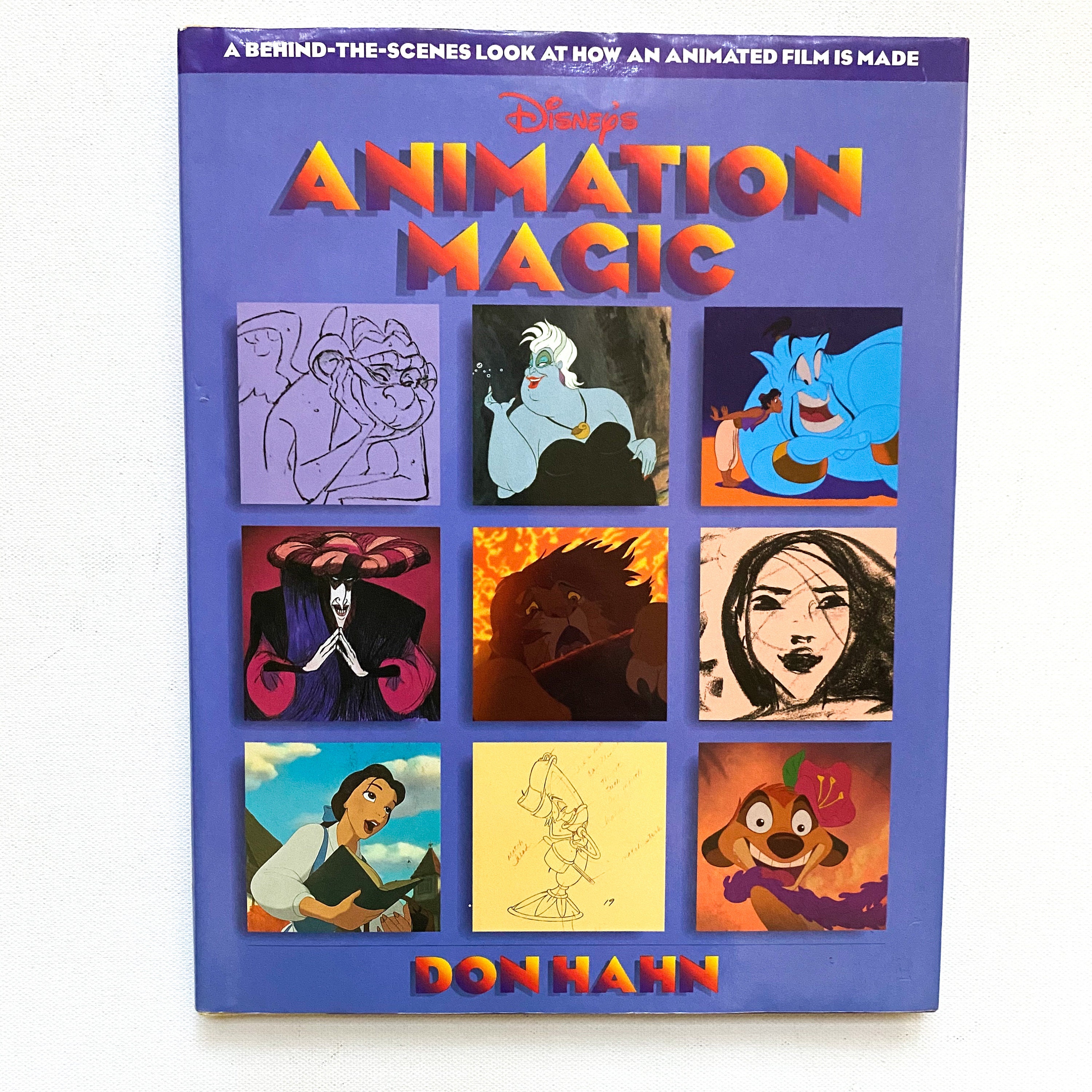 Disney's Animation Kit Film Book Don Hahn Complete 1998