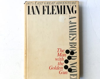 The Man With the Golden Gun, Vintage James Bond Novel, by Ian Fleming