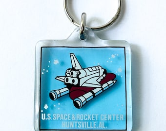 Vintage U.S. Space & Rocket Center, Huntsville, AL keychain