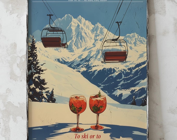 Picture of Handcrafted Wooden Ski Lift Wall Art | Rustic Mountain Cabin Decor ...