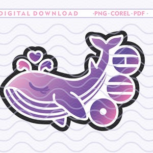 BTS TinyTAN くじら Bts Tiny Tan Svg - Etsy