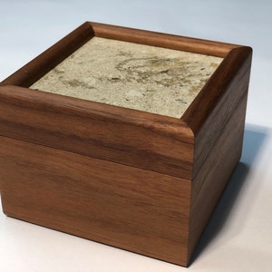 Walnut and Quartz Stash Box image 2