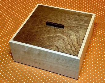 Bird's Eye Maple and Mahogany Stash Box