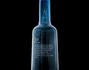 Bottle #1 LIFE (blue)
