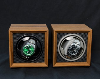 Uhrenbeweger | Uhren Aufbewahrungsbox Geschenk für Uhrenliebhaber | Geschenk zum Vatertag für Ihn | Sohn Weihnachtsgeschenk | Paargeschenk für Ihn