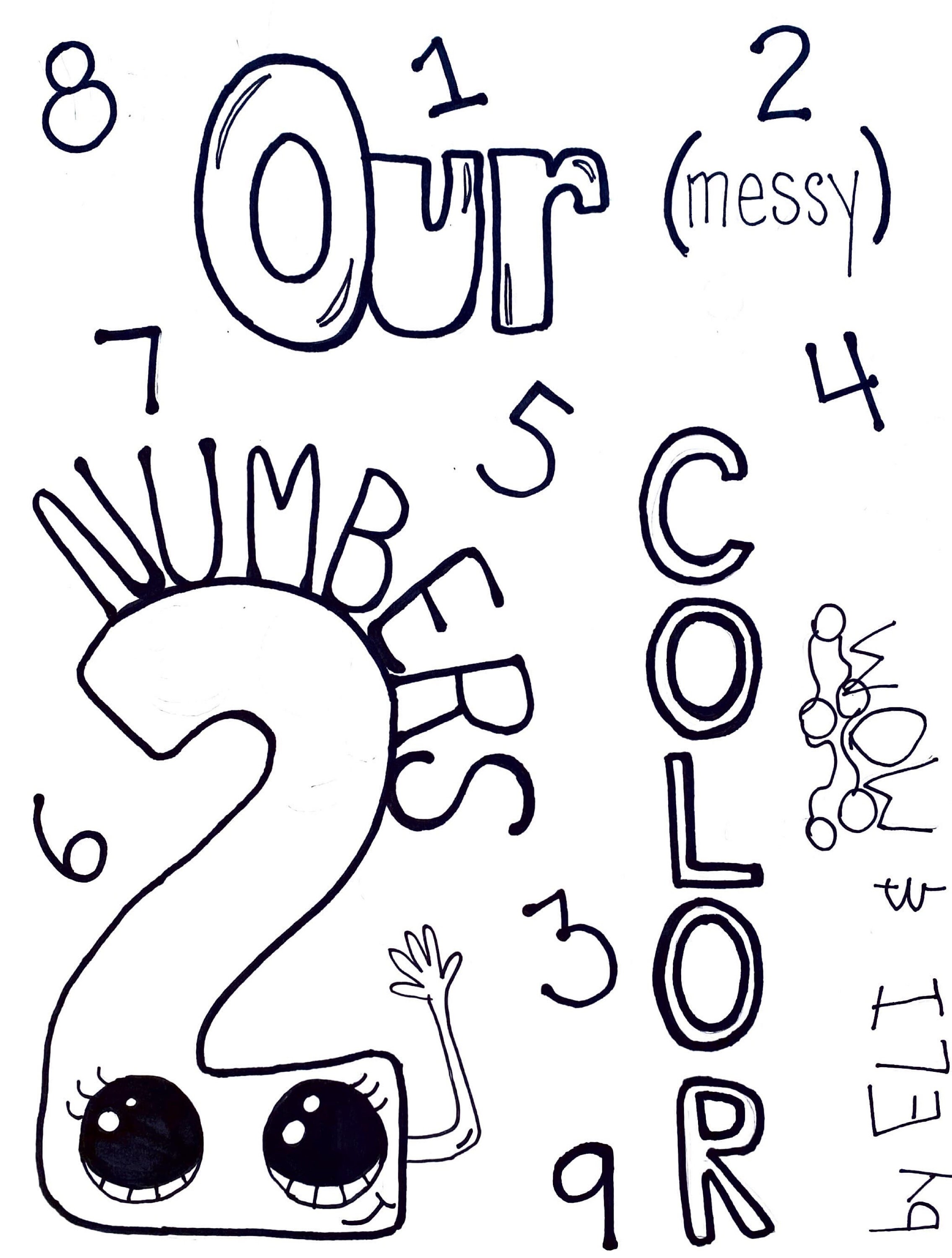 Number Lore Coloring Pages Printable for Free Download