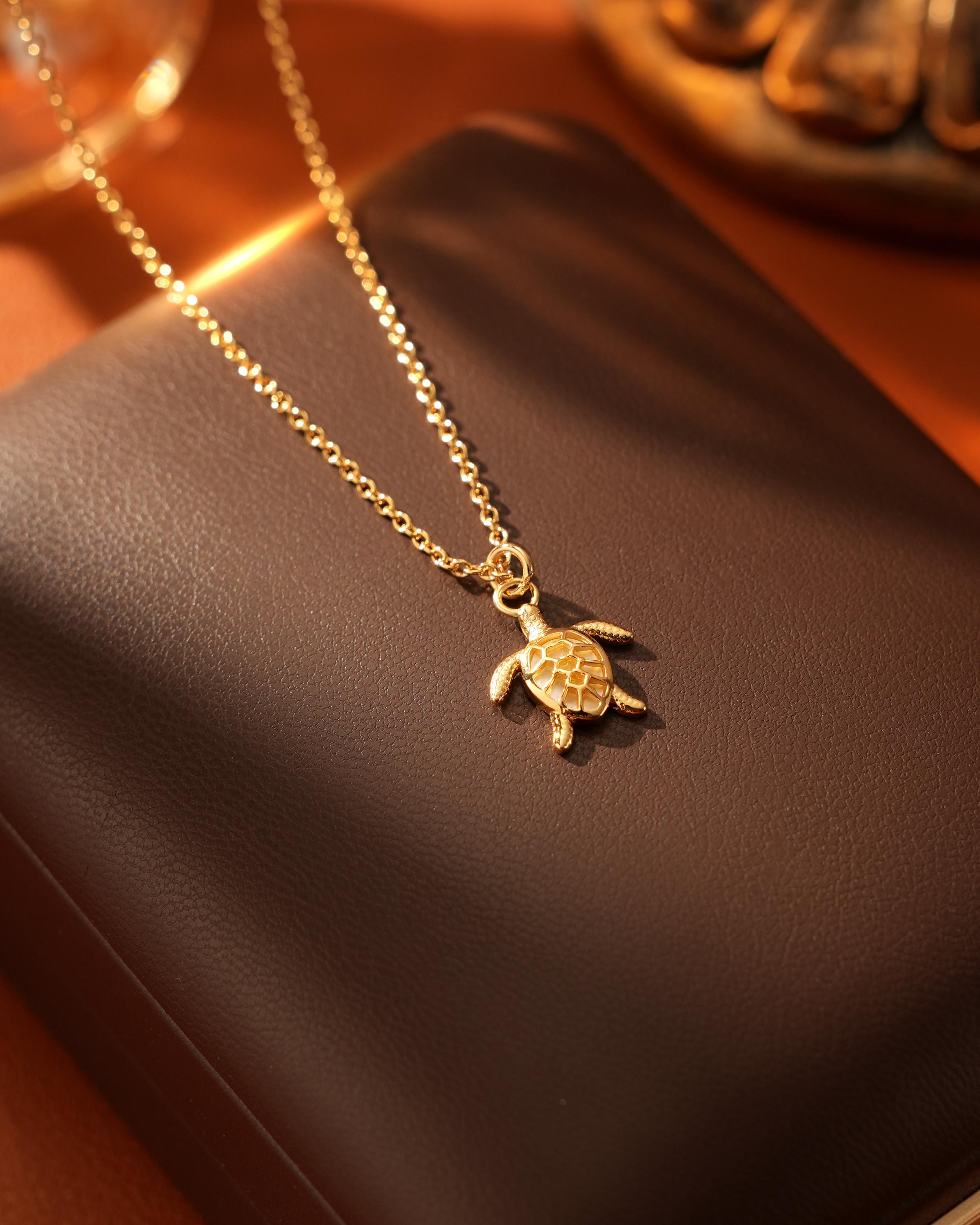 Tortoise Shell Necklace - Etsy UK