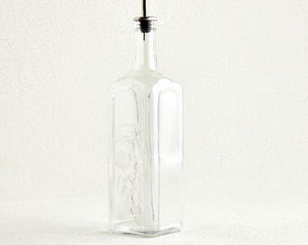 1 x Glass oil bottle - 1L