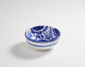 Blue Flower Soup Plate